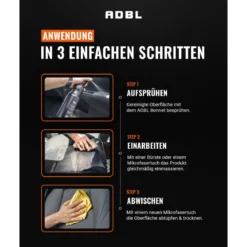 ADBL Bonnet Textil- und Polsterreiniger mit Canyon Trigger 500ml