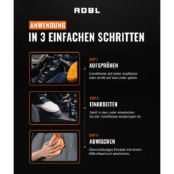 ADBL Leather Conditioner Lederpflege mit Canyon Trigger 500ml