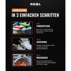 ADBL Micro Wash Storm Waschmittel 1L