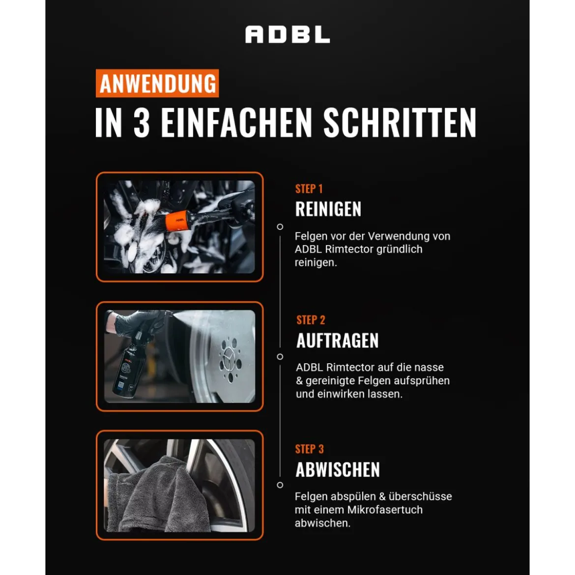 ADBL Rimtector Felgendetailer mit Canyon Trigger 500ml