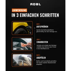 ADBL Tire and Rubber Cleaner Reifenreiniger 500ml