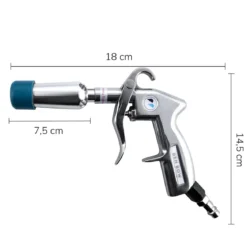 BenBow Classic 001 Druckluft Ausblaspistole mit Schutzkappe