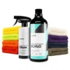 CarPro Ech2O 1L + Dilute Messflasche 1L Aktionsset mit 8 Mikrofasertüchern