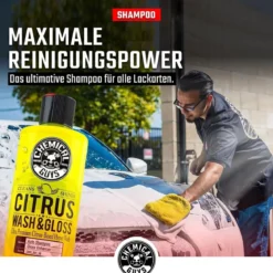 Chemical Guys Wascheimer Set 16L Citrus Wash & Gloss + Zubehör (4-teilig)