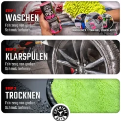 Chemical Guys Wascheimer Set 16L Mr. Pink + Zubehör (4-teilig)
