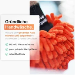 chemicalworkz Chenille Wash Mitt Orange