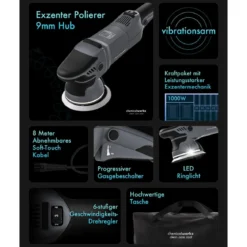 chemicalworkz DA9 Pro Max Exzenter Poliermaschine