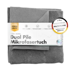 chemicalworkz Dual Pile Towel 350GSM Grau Allzwecktuch 40×40cm