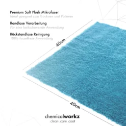 chemicalworkz Edgeless Soft Touch Towel 500GSM Blau Poliertuch 40×40cm