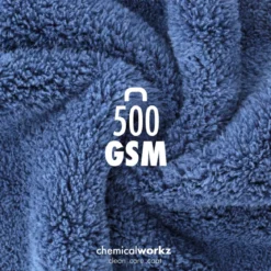 chemicalworkz Edgeless Soft Touch Towel 500GSM Dunkelblau Poliertuch 40×40cm