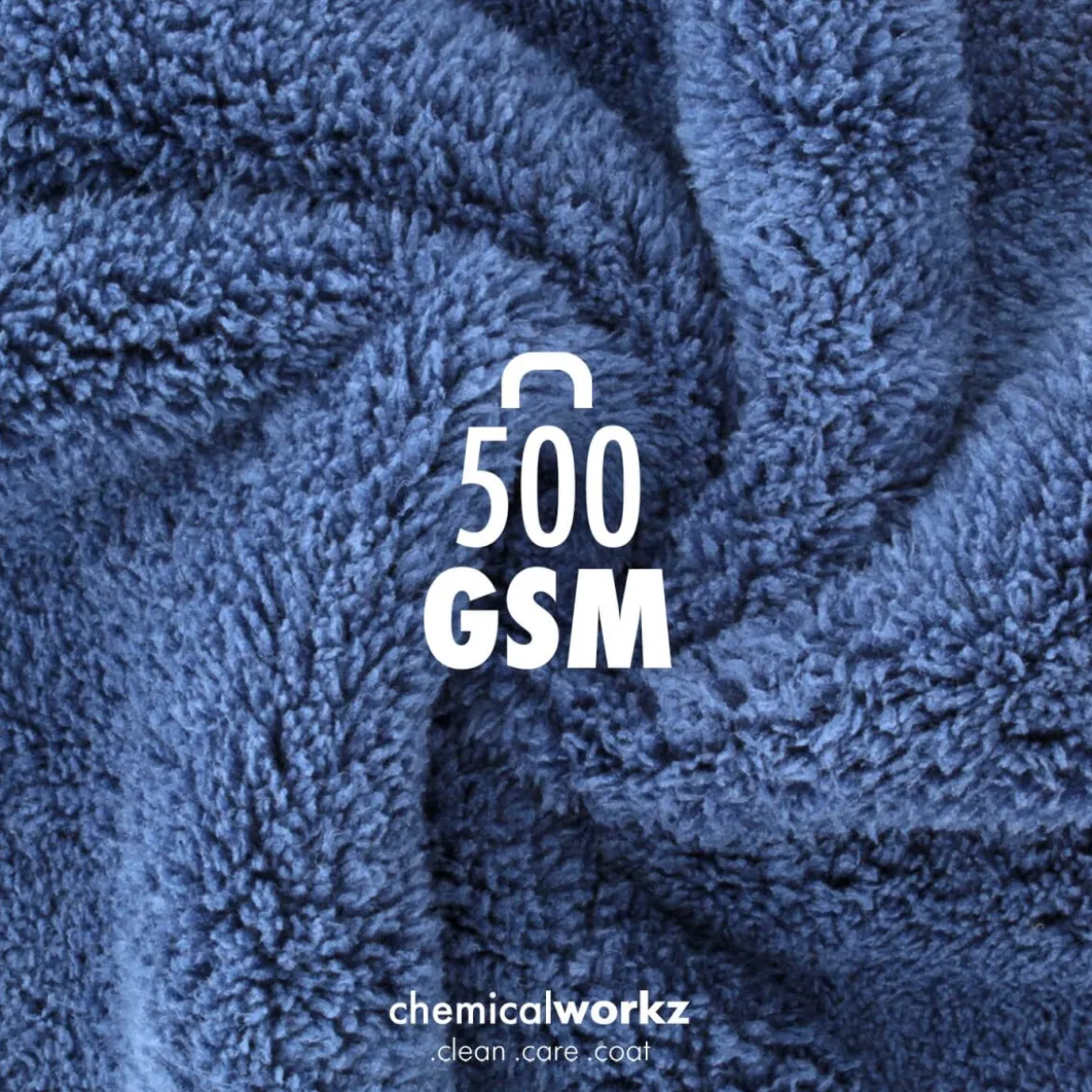 chemicalworkz Edgeless Soft Touch Towel 500GSM Dunkelblau Poliertuch 40×40cm