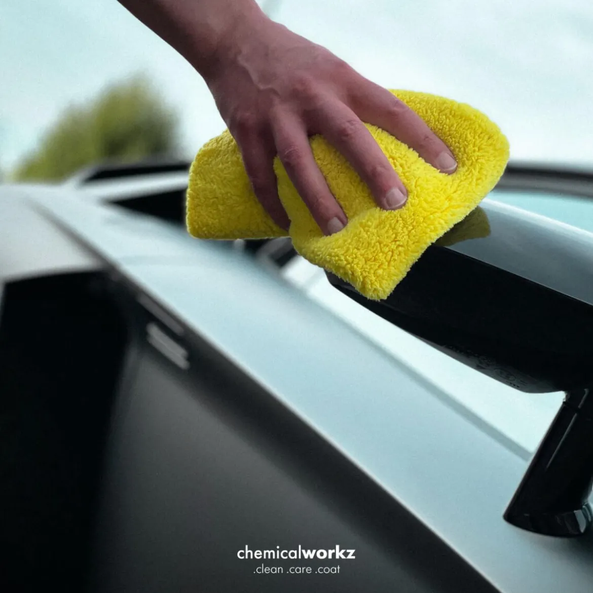 chemicalworkz Edgeless Soft Touch Towel 500GSM Gelb Poliertuch 40×40cm