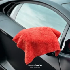 chemicalworkz Edgeless Soft Touch Towel 500GSM Orange Poliertuch 40×40cm