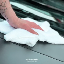 chemicalworkz Edgeless Soft Touch Towel 500GSM Weiß Poliertuch 40×40cm