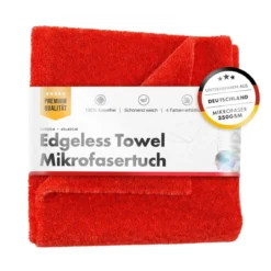 chemicalworkz Edgeless Towel 350GSM Rot Poliertuch 40×40cm