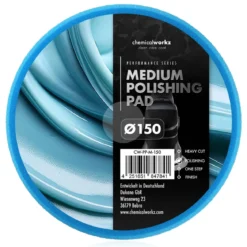 chemicalworkz Medium Polishing Performance Pad 150mm blau