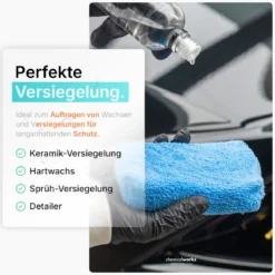 chemicalworkz Microfiber Waxing/Sealant Applicator Blau 2Stk.