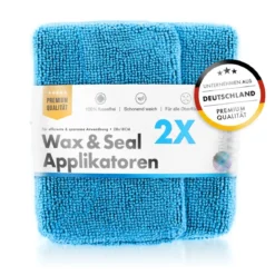 chemicalworkz Microfiber Waxing/Sealant Applicator Blau 2Stk.