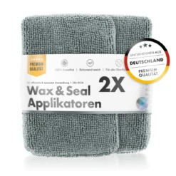 chemicalworkz Microfiber Waxing/Sealant Applicator Grau 2Stk.