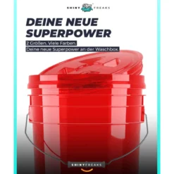 chemicalworkz Performance Buckets Wascheimer 5GAL Rot Transparent