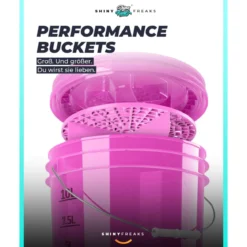 chemicalworkz Performance Buckets Wascheimer 3,5GAL Violett Transparent