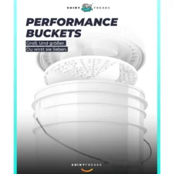 chemicalworkz Performance Buckets Wascheimer 5GAL Weiß