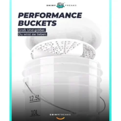 chemicalworkz Performance Buckets Wascheimer 5GAL Weiß Transparent