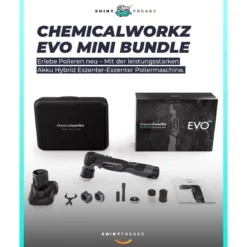 chemicalworkz Poliermaschinen Set EVO Mini + Sonax + Zubehör (38-teilig)