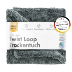chemicalworkz Shark Twisted Loop Towel 1400GSM Grau Trockentuch 40×40cm