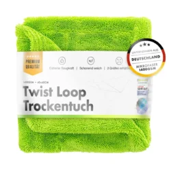 chemicalworkz Shark Twisted Loop Towel 1400GSM Grün Trockentuch 40x40cm