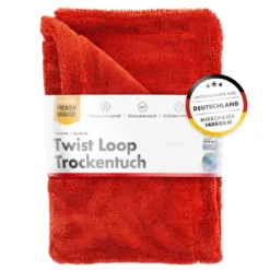 chemicalworkz Shark Twisted Loop Towel 1400GSM Rot Trockentuch 60x40cm