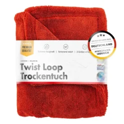 chemicalworkz Shark Twisted Loop Towel 1400GSM Rot Trockentuch 80x50cm