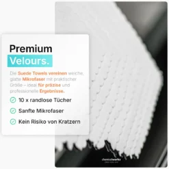 chemicalworkz Suede Towel Pack Weiß Verlourstücher 10×10cm 10Stk.