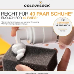 Colourlock Reiniger Set Sneaker Cleaner + Zubehör (3-teilig)