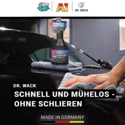 Dr. Wack A1 Versiegelungsset High End Spray Wax 500ml + Zubehör (7-teilig)