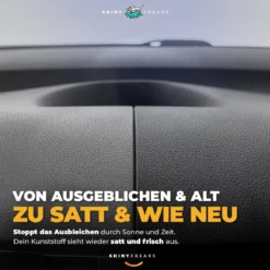 Dr. Wack Kunststoffpflege Set A1 Kunststoff Tiefenpfleger matt 250ml + Zubehör (3-teilig)