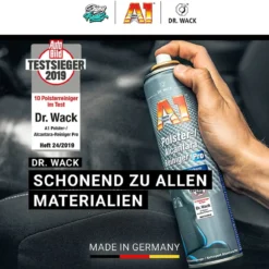 Dr. Wack Polsterpflege Set A1 Polster Alcantara Reiniger Pro 400ml + Zubehör (4-teilig)