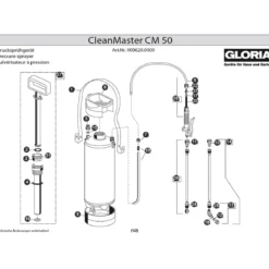 Gloria CleanMaster CM50 Drucksprühgerät