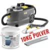 Kärcher Waschsauger Set Puzzi 10/1 inkl. Fugendüse & RM 760 Carpet Pro iCapsol Textilreiniger Pulver 10Kg