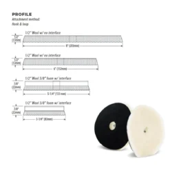 Lake Country Extra Cut Lammwoll-Pad fusselarm 150mm