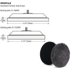 Lake Country Mikrofaser Cutting Pad blau 75mm