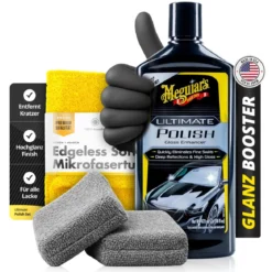 Meguiar’s Politur Set Ultimate Polish + Zubehör (5-teilig)