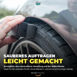 Meguiar's Reifenpflege Set Endurance Tire Gel + Zubehör (3-teilig)