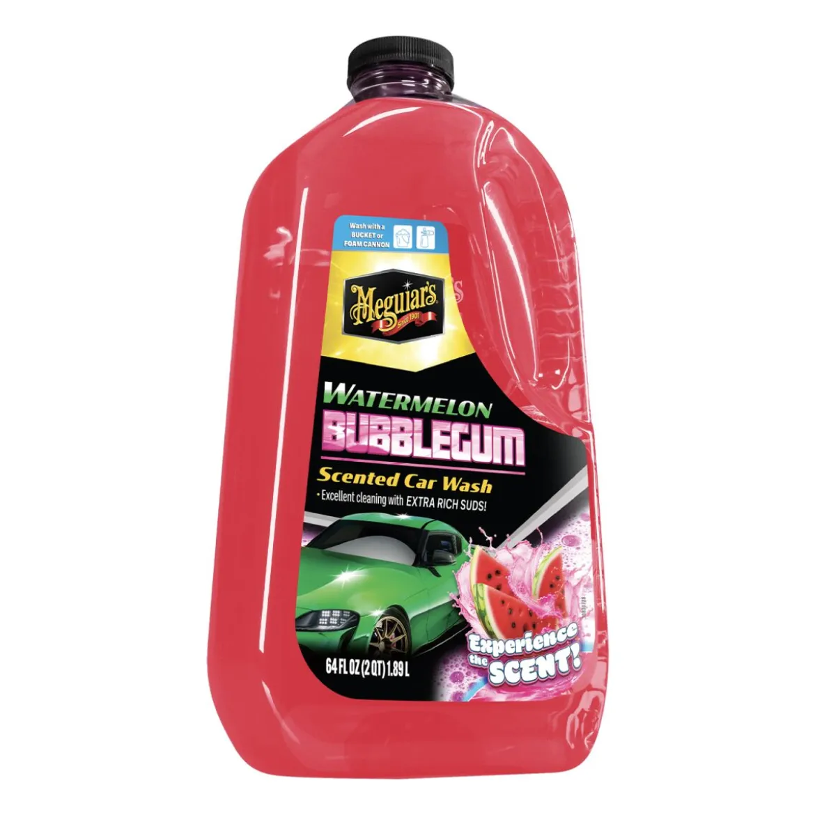 Meguiar's Watermelon Bubblegum Scented Car Wash Autoshhampoo & Snow Foam 1,89L