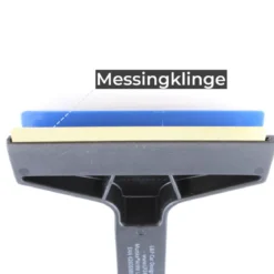 MURSKA Original Eiskratzer + Schneebesen mit Messingklinge 420mm schwarz/blau
