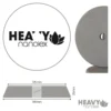 Nanolex Polierpad Heavy DA 125mm hart