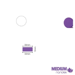 Nanolex Polierpad Medium 30mm dünn mittel 5Stk.