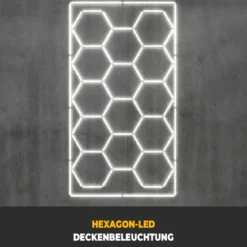 Performance Floor Hexagon LED-Deckenbeleuchtung Set