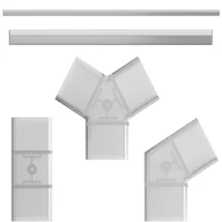 Performance Floor Hexagon LED-Deckenbeleuchtung Set