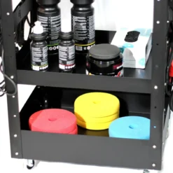 Poka Premium Detailing Trolley Pro mit 3 Ablagen